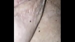 White Pierced Smooth-shaven Vulva takes Inner climax from Humungous ebony penis
