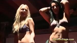 girly-girl porn on public stage