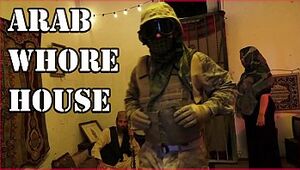 Journey OF Arse - American Soldiers Slinging Hard-on In An Arab Whorehouse