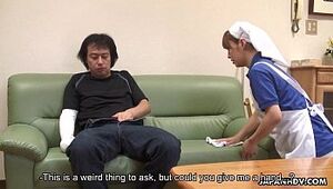 Japanese housekeeper helps him out with his problem